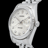 Rolex Datejust 36 Argento Jubilee 16234 Silver Lining Diamanti 